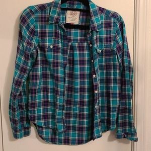 Authentic American Heritage Blue Plaid Shirt